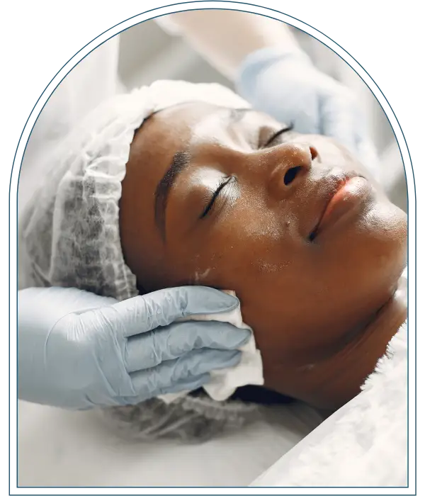 woman receiving treatment